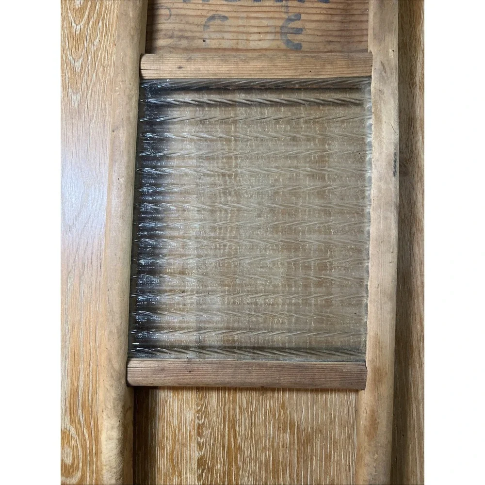 Vintage Columbus Washboard Co. Dubl Handi 18